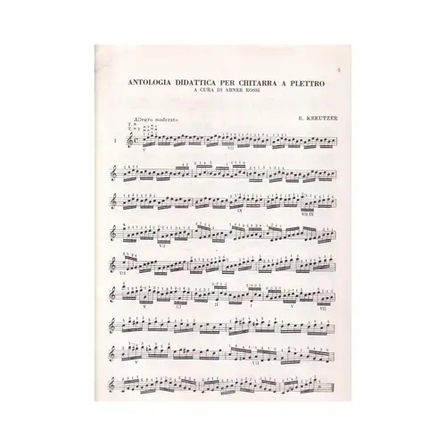 Antologia Didattica Per Chitarra A Plettro