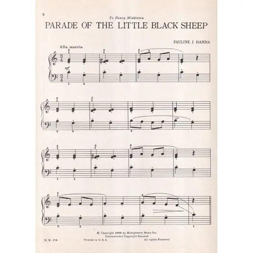 Parade Of The Little Black Sheep