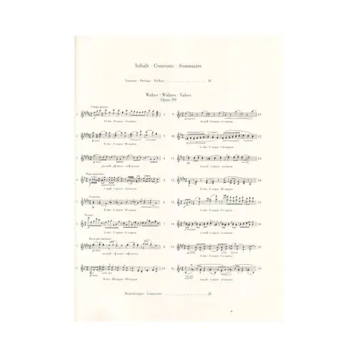 Waltzes Op.39 - Easy Arrangement By The Composer