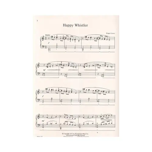 Happy Whistler for piano