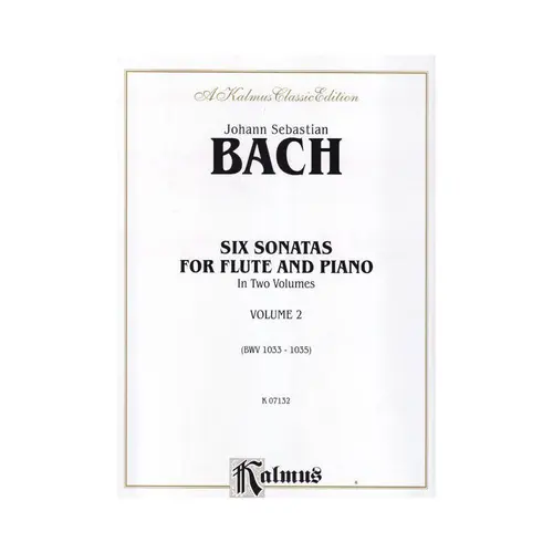 Six Sonatas For Flute - Vol.2