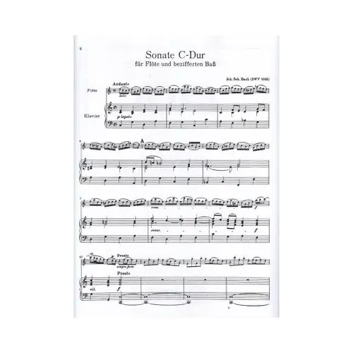 Six Sonatas For Flute - Vol.2