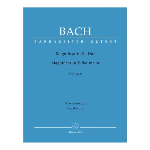 Magnificat in E-flat Major Bwv 243a - Vocal Score