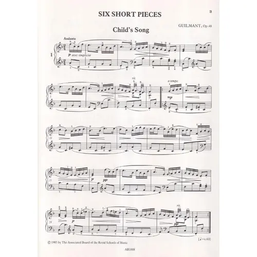 Six Short Pieces - Op.48  (Epp)