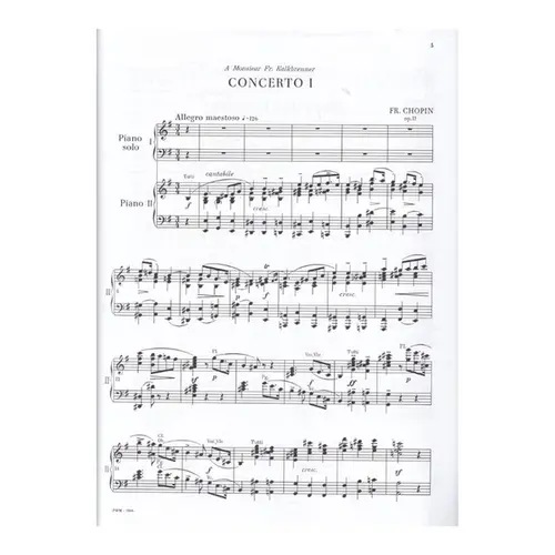 Concertos - Piano Arrangement ( Complete Works XIV) - Paderewsky
