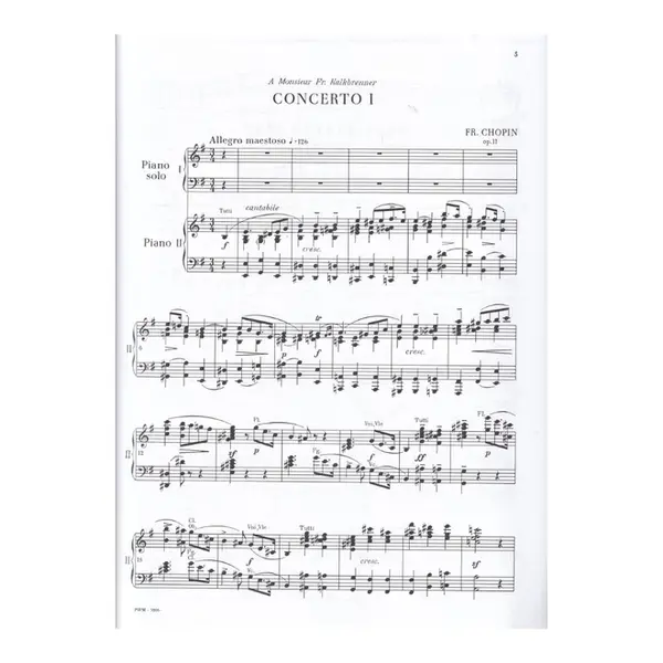 Concertos - Piano Arrangement ( Complete Works XIV) - Paderewsky