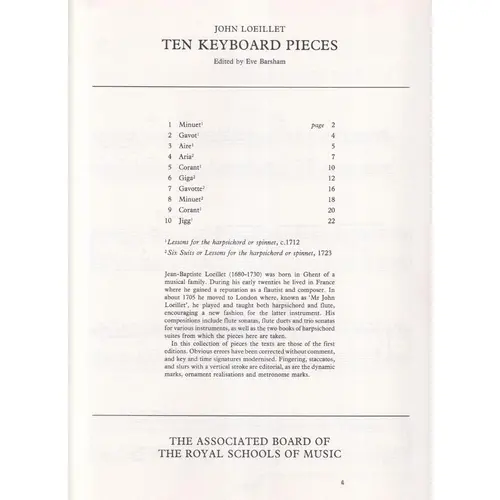 Ten Keyboard Pieces  (Epp 38)