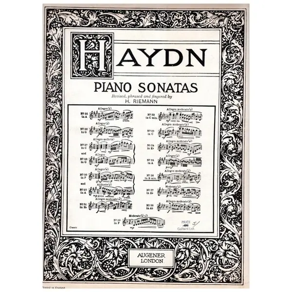 Piano Sonata N.36 In B Min.