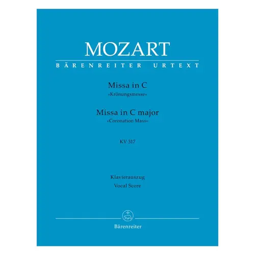 Missa in C Major - KV 317  Coronation Mass - Vocal Score