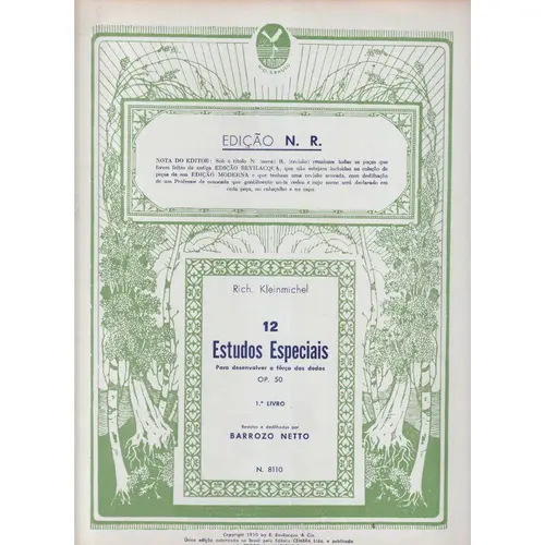 12 Estudos Especiais - Op.50 Vol.1 para piano