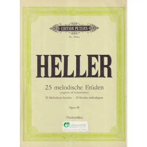 25 Melodische Etuden - Op.45  (Edição Antiga)
