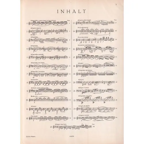 25 Melodische Etuden - Op.45  (Edição Antiga)