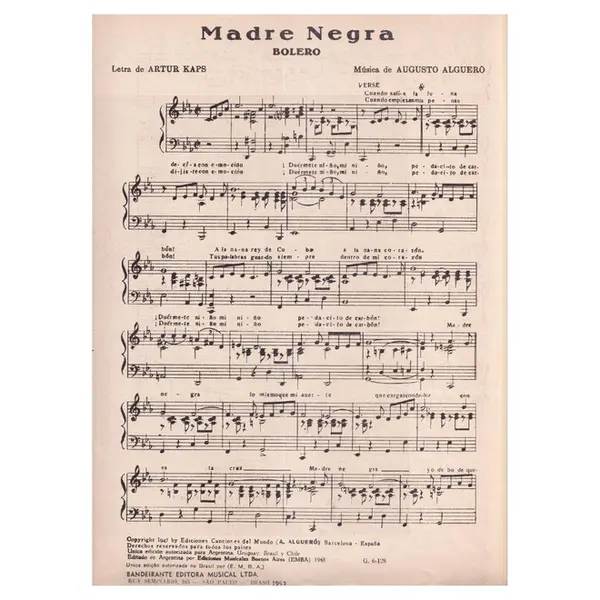 Madre Negra - Bolero