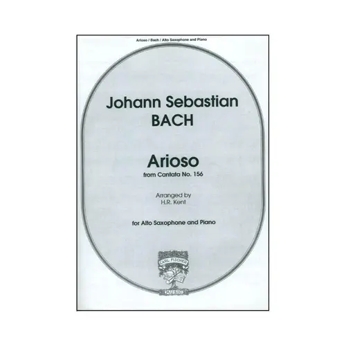 Arioso From Cantata N.156 - Sax Alt