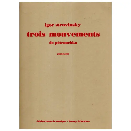 Trois Mouvements de Petrouchka para piano