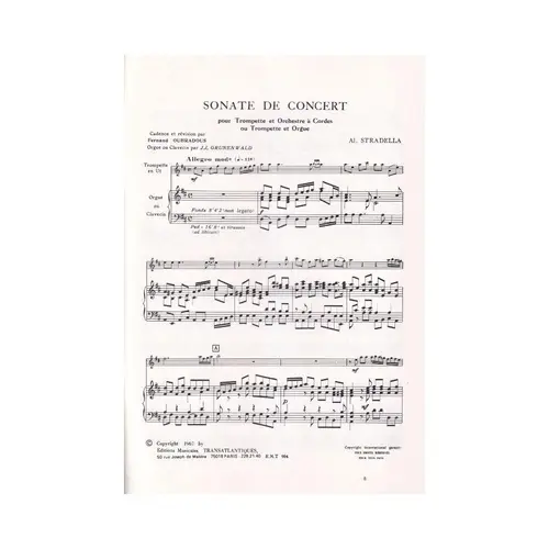 Sonate De Concert Pour Trompette