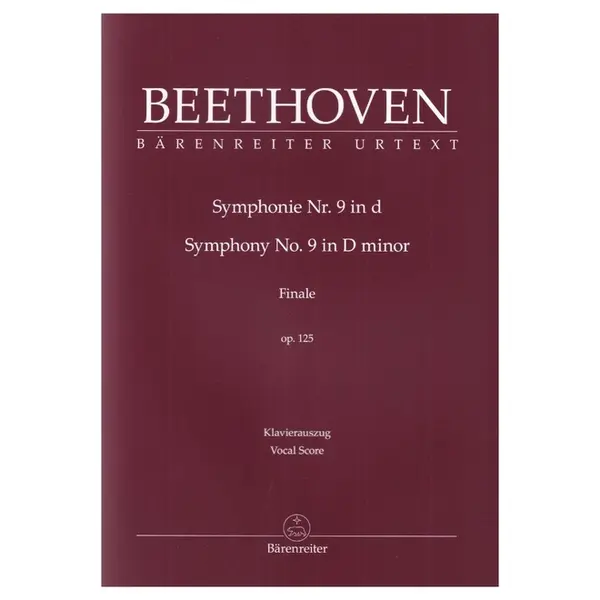 Symphonie N.9 In D Moll - Op.125  - Finale - Vocal Score