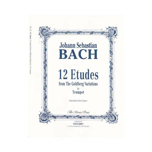12 Etudes From The Goldberg Variations For Trumpet
