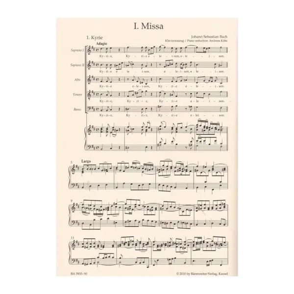 Mass in B minor BWV 232 - Vocal Score