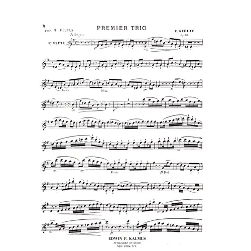 Three Grand Trios - Op.86 - Vol.1