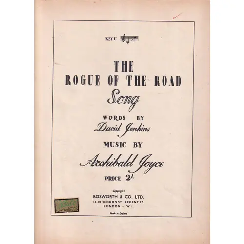 Rogue Of The Road - Key C  (Edição Antiga)