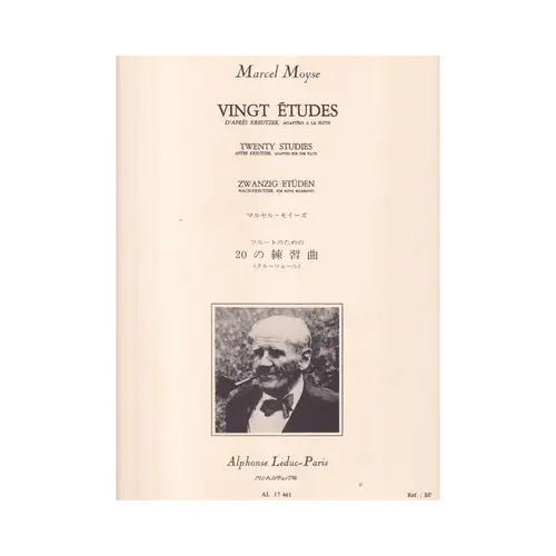 Vingt Etudes D´Apres Kreutzer, Adaptee A La Flute
