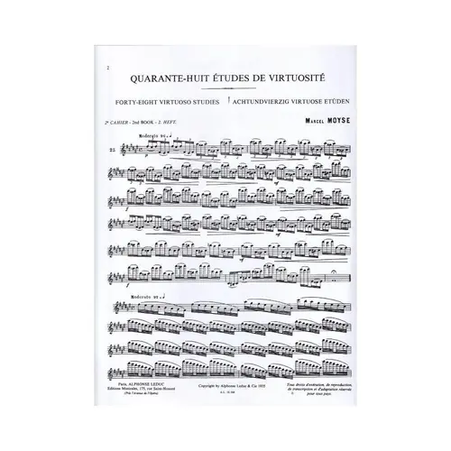 Quarante-Hut Etudes De Virtuosité - Vol.2