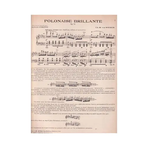 Polonaise Brillante - Op.72    (Rev. Cortot)