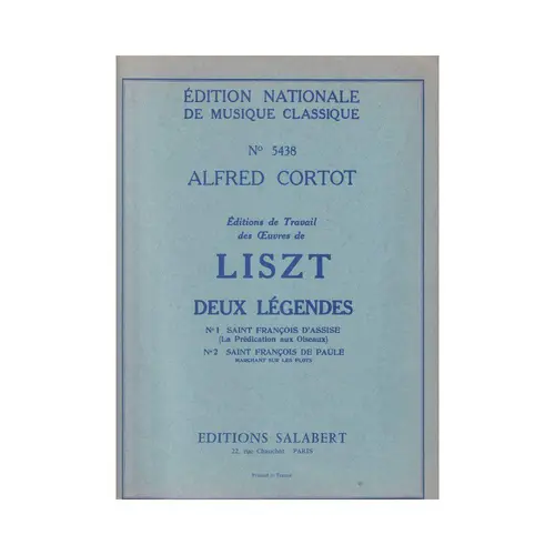 Deux Legendes - N.1 / N.2  (Rev. Cortot)
