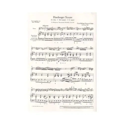 Hamburger Sonate G major