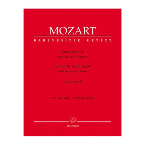 Concerto in D Major for flute and orchestra KV 314 (285 D) - piano reduction Urtext