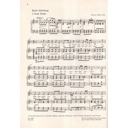 Lieder - Vol.2 - Winterreise Op.89 - canto, vozes agudos;