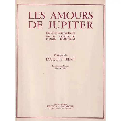 Les Amours De Jupiter