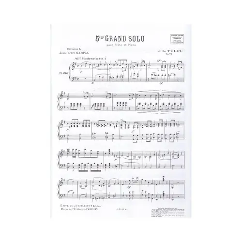 5E Grand Solo Op.79 Pour Flute Et Piano