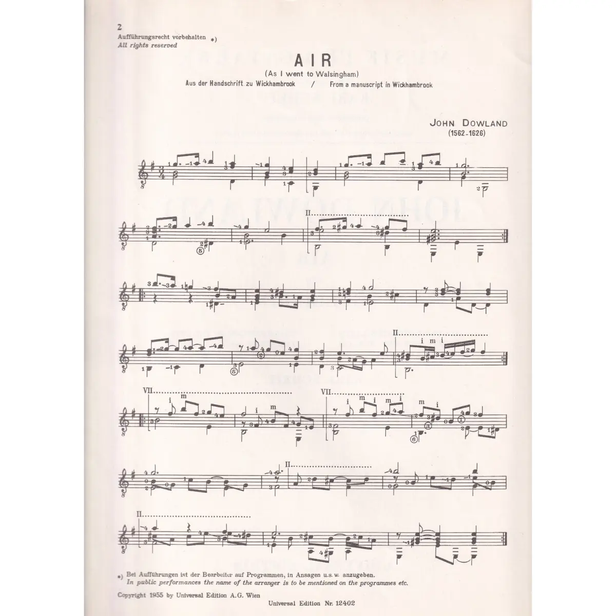 Air And Galliard