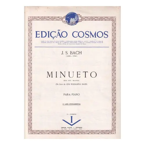 Minueto Em Sol Maior   (Ana Madalena Bach)