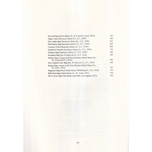 Complete piano rags