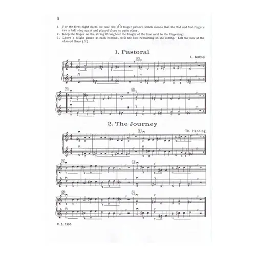 Duets For Strings - Violin - Vol.1