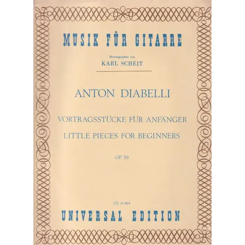 Vortragsstucke Fur Anfanger - Little Pieces-Op.39