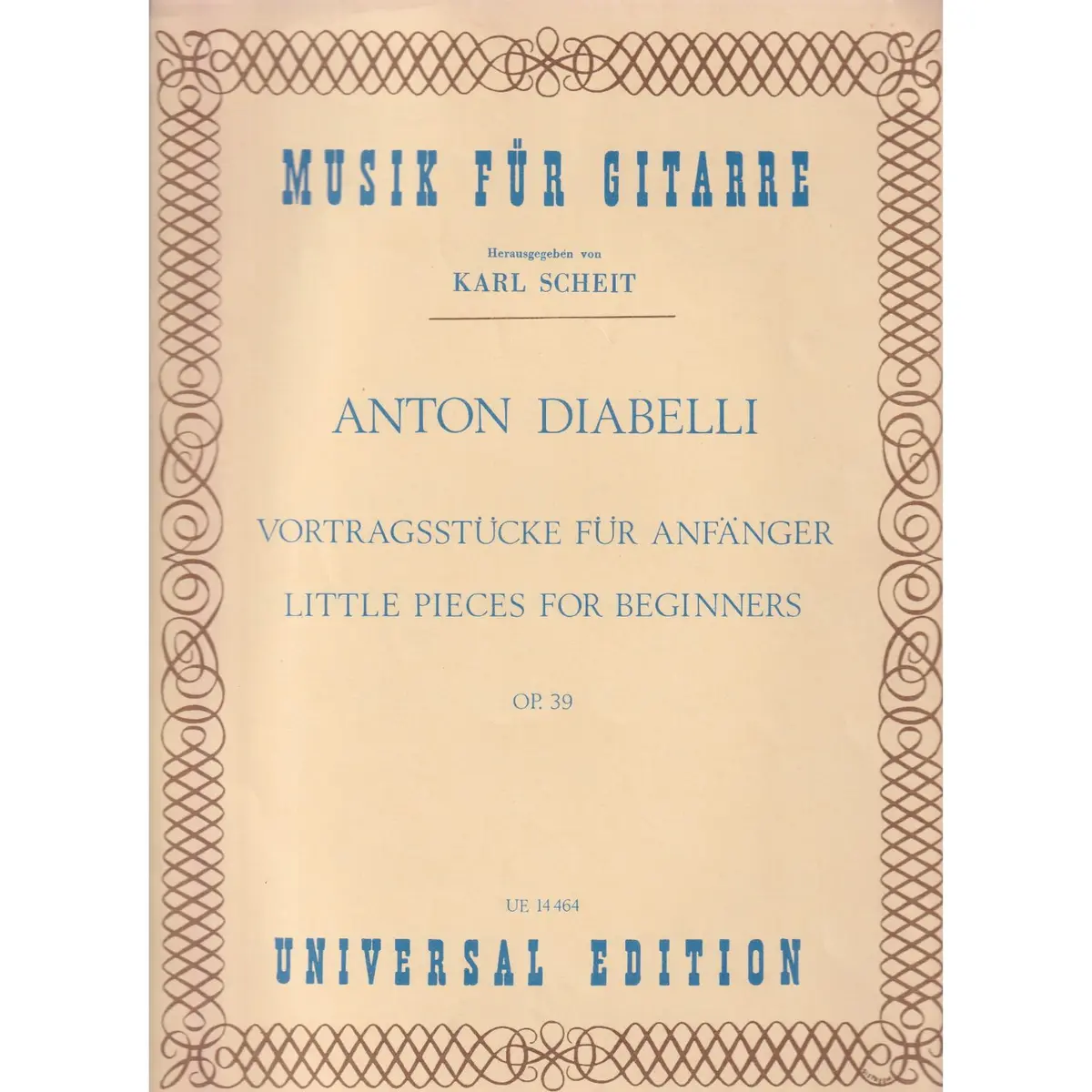 Vortragsstucke Fur Anfanger - Little Pieces-Op.39
