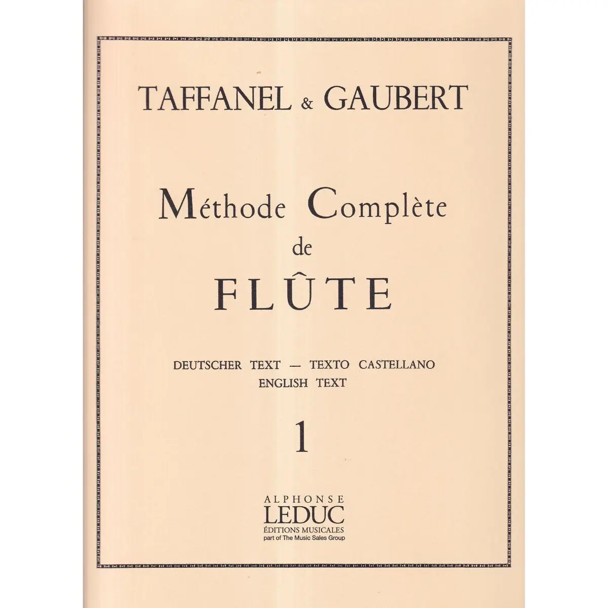 Methode Complete De Flute - Vol.1
