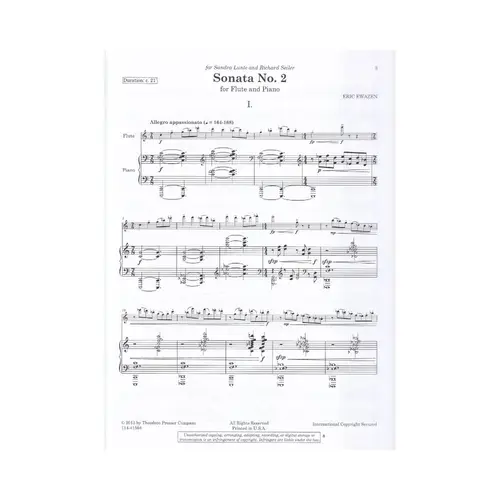 Sonata N.2 For Flute And Piano