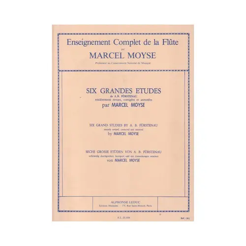 Six Grandesm Etudes De La Flute