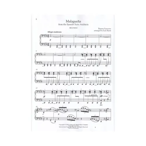 Malaguena - Piano 4M