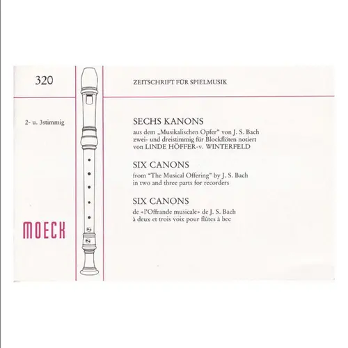 Six Canons From  " The Musical Offering "