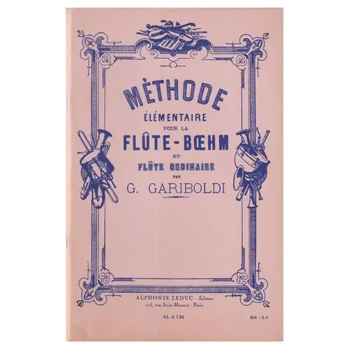 Methode Elementaire Pour La Flute-Boehm