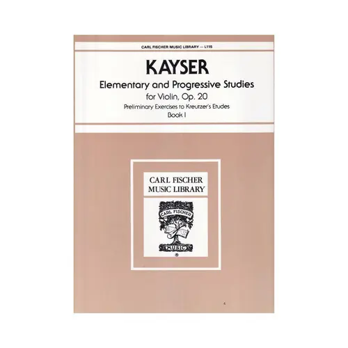Elementary And Progressive Studies Op.20 - Vol.1