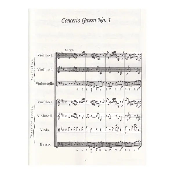 Complete Concerti Grossi In Full Score