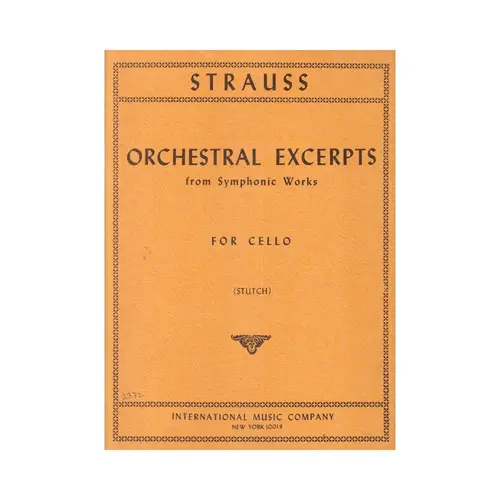 Orchestral Excerpts from Symphonic Works for Cello