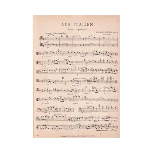 Orchestral Excerpts from Symphonic Works for Cello